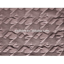 Polyester woven embroidered quilting fabrics with embroidery for coat